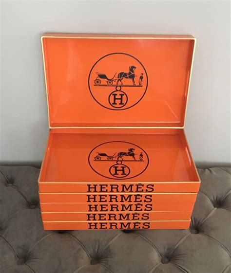 hermes decorative trays.